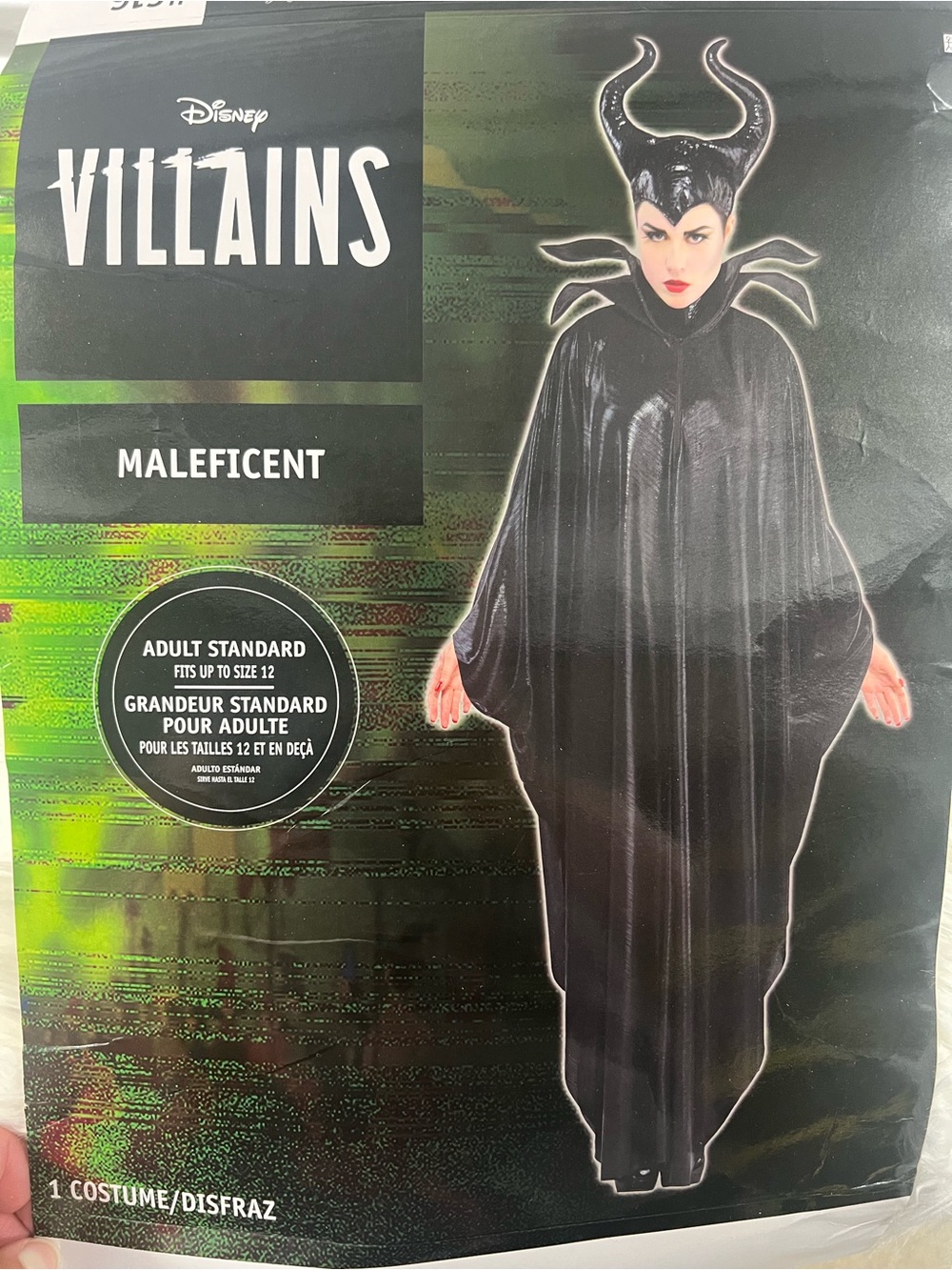 Disney Villains Maleficent womans Costume - Black NEW Halloween